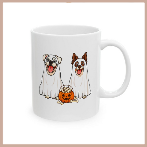 Layla and Luna Ghost Cartoon Mug