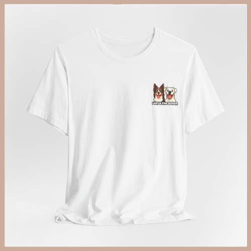 Layla the Boxer Cartoon Tee (Small Logo)