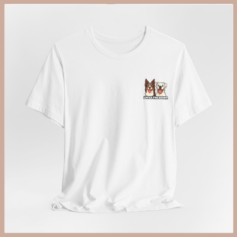 Layla the Boxer Cartoon Tee (Small Logo)