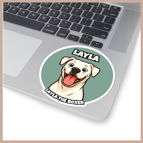 Layla Cartoon Sticker
